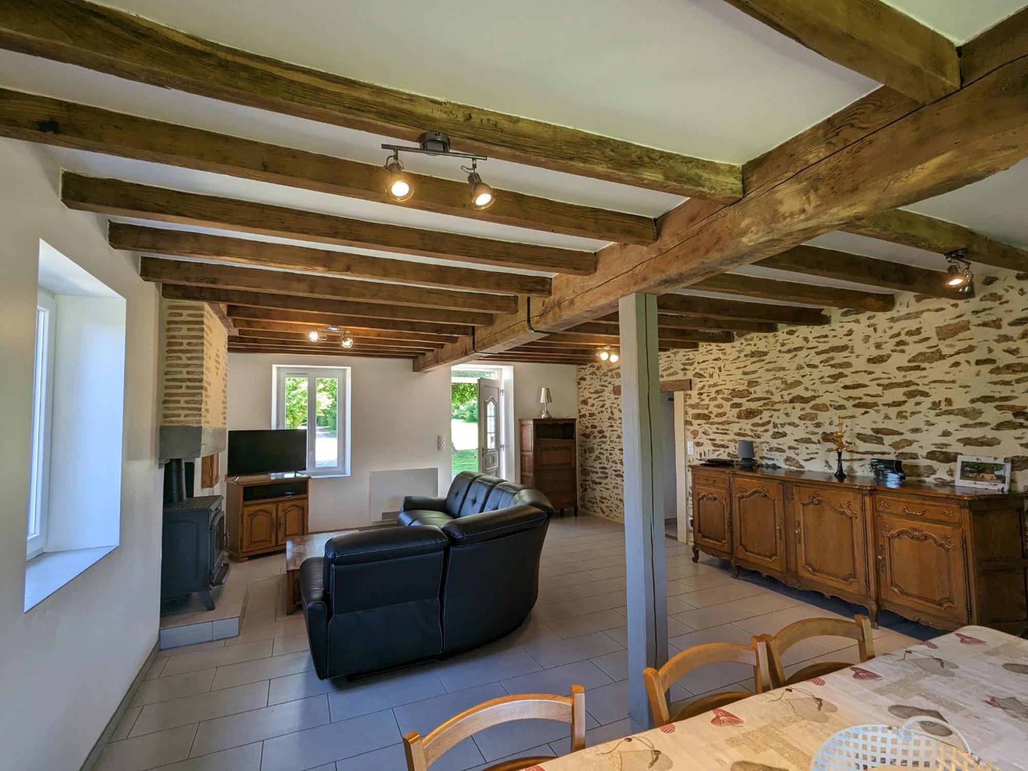 Grande Ferme Renovee Avec Jardin Et Loisirs A Proximite - Fr-1-591-155 Villa Pouligny-Notre-Dame Екстериор снимка